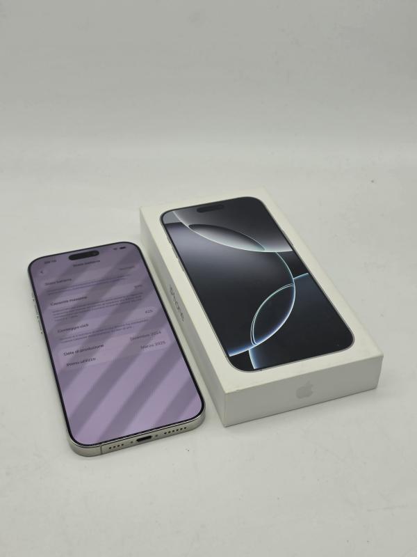 IPHONE 16 PRO MAX 256 GB BIANCO