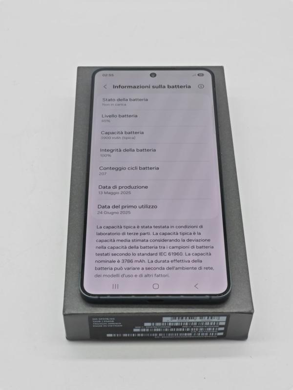 SAMSUNG GALAXY S25 EDGE 256 GB NERO