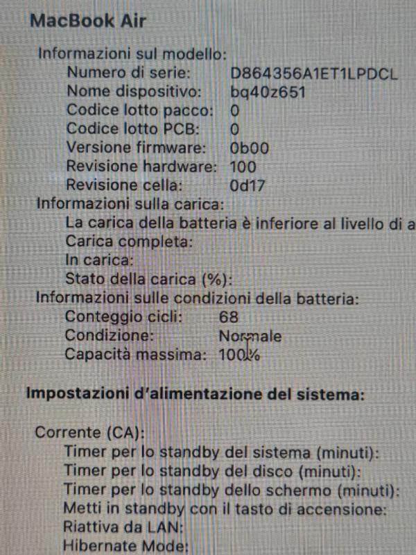 MACBOOK AIR M3 8/256 GB BLU MEZZANOTTE
