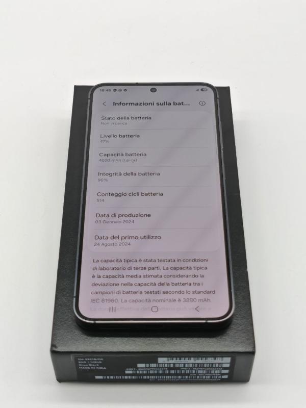 SAMSUNG GALAXY S24 128 GB NERO