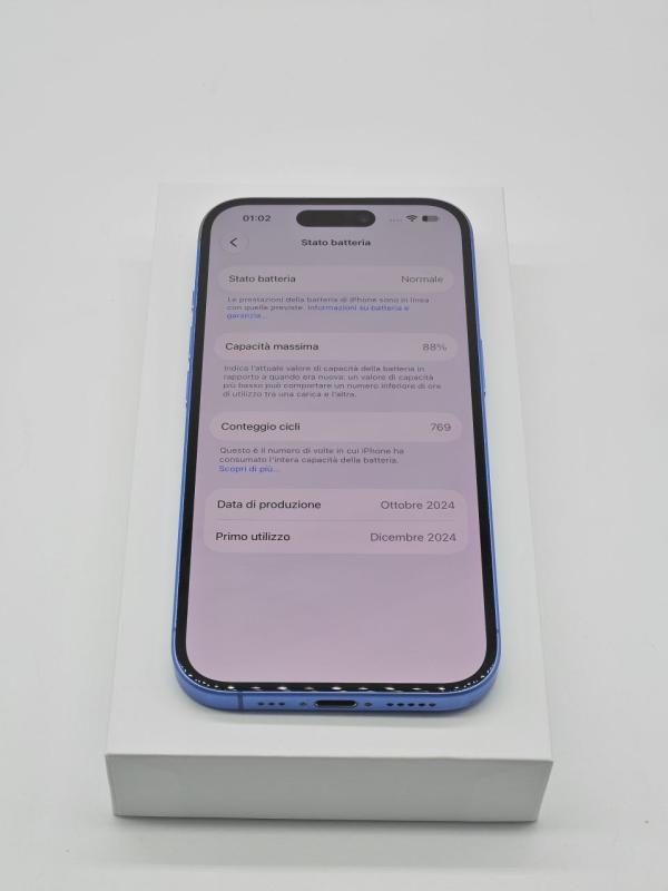 iPhone 16 Blu 128 GB